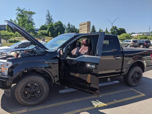 Black 2018 Ford F-150 Platinum